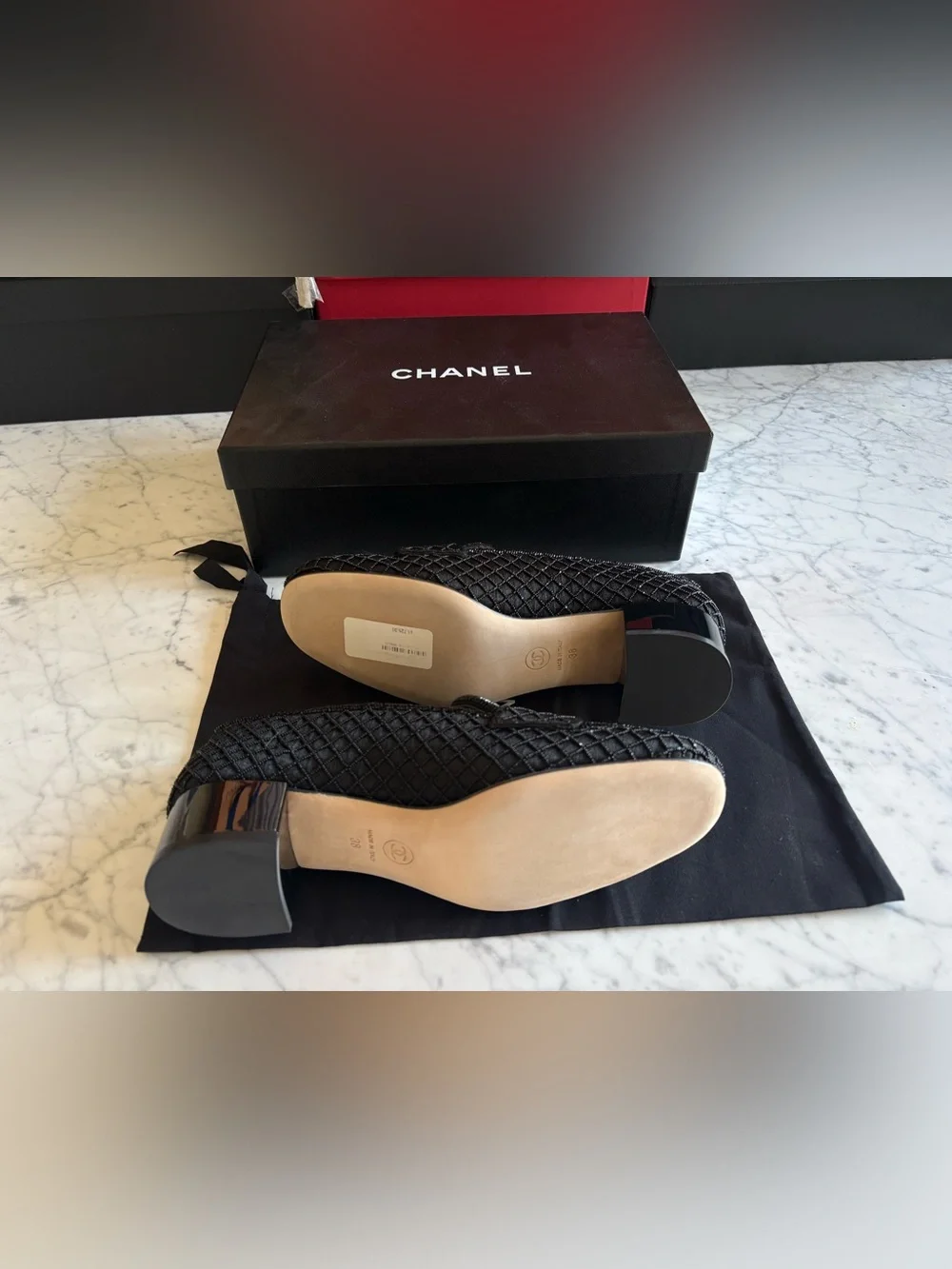 CHANEL 2023 INTERLOCKING CC LOGO PUMPS